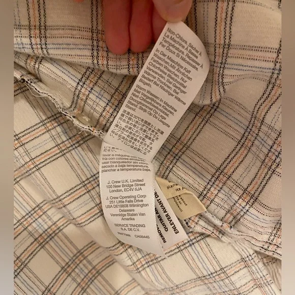 Madewell Corduroy Oversized Ex Boyfriend Shirt in Lombard Plaid Large - Picture 13 of 16